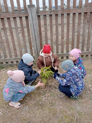 🌿 Наблюдение детей в детском саду за ""Садом Памяти" 🌿 Наблюдение детей в детском саду за ""Садом Памяти".