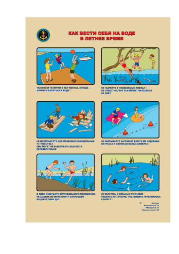 Будьте осторожны на воде! Будьте осторожны на воде!.